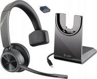 Kufje wireless mono HP Poly Voyager 4310 UC, Bluetooth USB-C, me qëndrim karikues, e zezë
