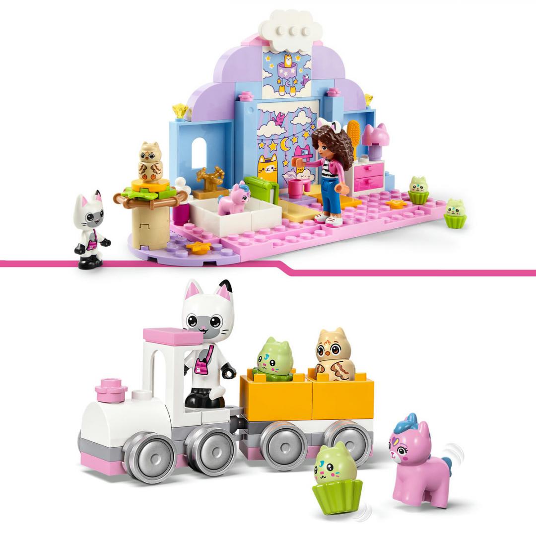 Set LEGO Gabby’s Dollhouse 10796, 165 pjesë, për fëmijë 4+, shumëngjyrësh