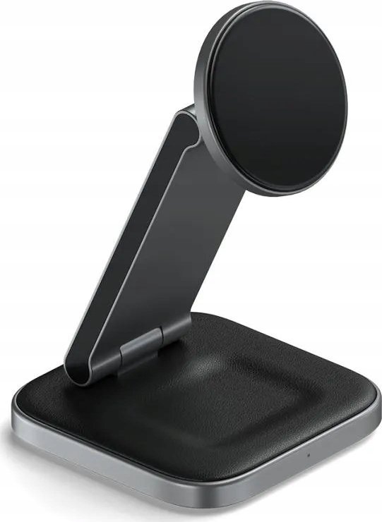 Karikues wireless Satechi 2 in 1 Foldable, 15W Qi2, Space Grey