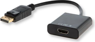 Përshtatës Savio DisplayPort - HDMI AV, i zi