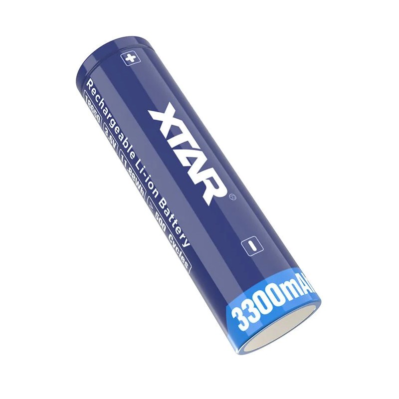 Bateri rikarikueshme XTAR 18650, Li-ion 3300mAh, 3.6V, blu