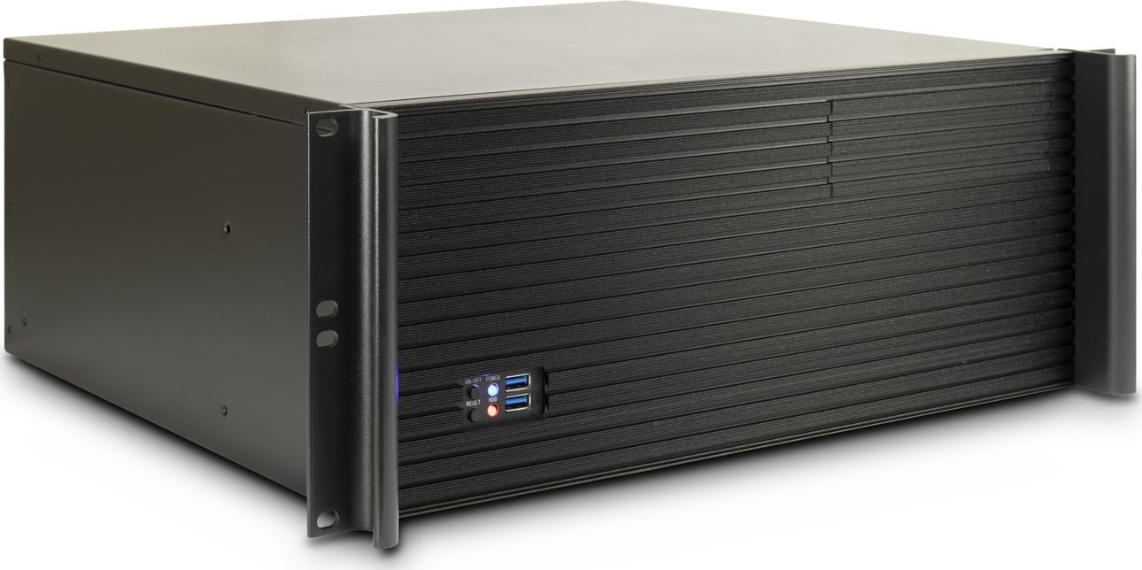 Шасија рaк Интер-Тек 4U-K-439L, 4U, ATX MicroATX mini ITX, црна