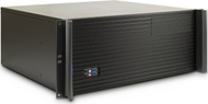 Шасија рaк Интер-Тек 4U-K-439L, 4U, ATX MicroATX mini ITX, црна