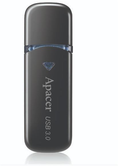 USB Apacer AH355, 64GB, 3.0, e zezë