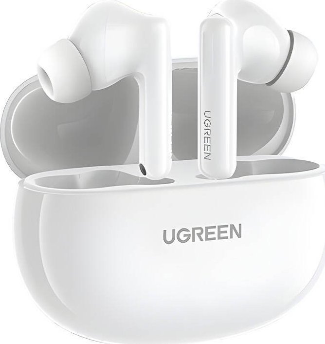 Kufje wireless Ugreen HiTune T6 WS200, Bluetooth 5.3, ANC, të bardha