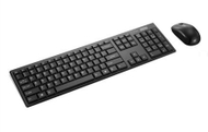 Комбинација тастатура и глушец Lenovo 100 Wireless, US Euro, безжичен, црн