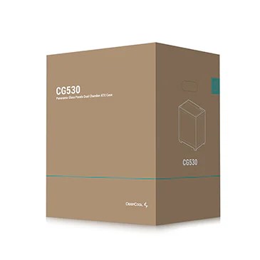 Kasë PC Deepcool CG530U 4F, Tower, 4x ARGB fan, e zezë