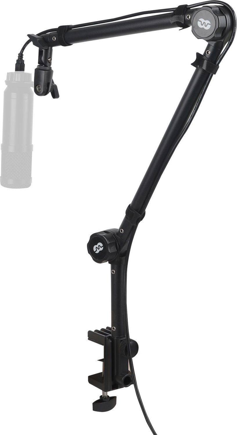 Mbajtëse mikrofonoshe Mozos SB33, ngarkesë 1.2kg, fijezim 3/8", e zezë
