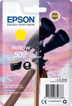 Боја за печатач Epson 502, жолта