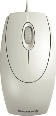 Maus Cherry M-5400, me kabllo, USB, i bardhë