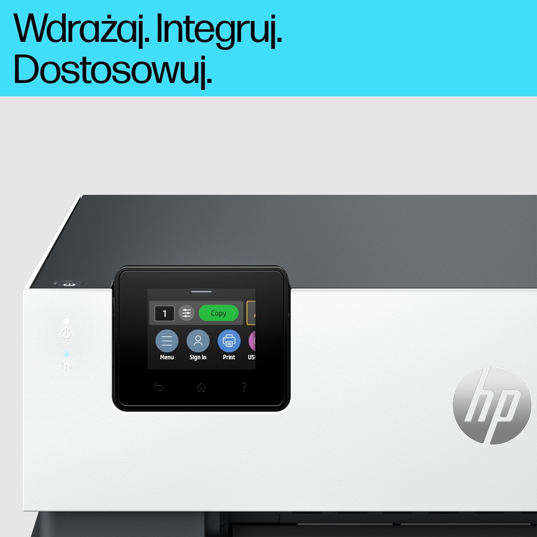 Printer HP OfficeJet Pro 9110b, A4, i zi/i bardhë