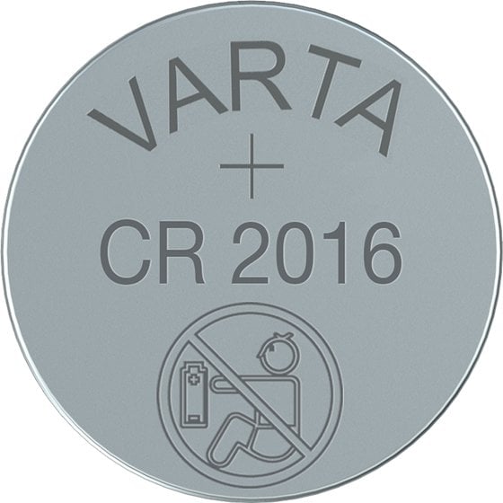 Bateri litium Varta CR2016, 3V, High Energy, paketim 5 copë