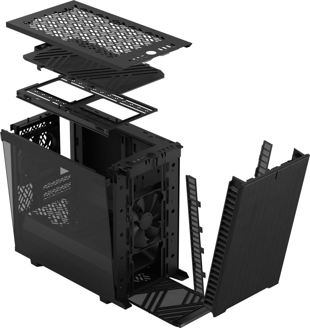 Kasë Fractal Design Define 7 Nano TG Light Tint, Micro Tower