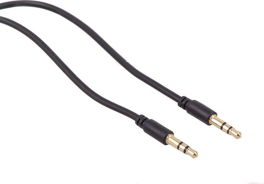Kabllo audio Maclean MCTV-815, 2x Jack 3.5mm, 1.5m, e zezë