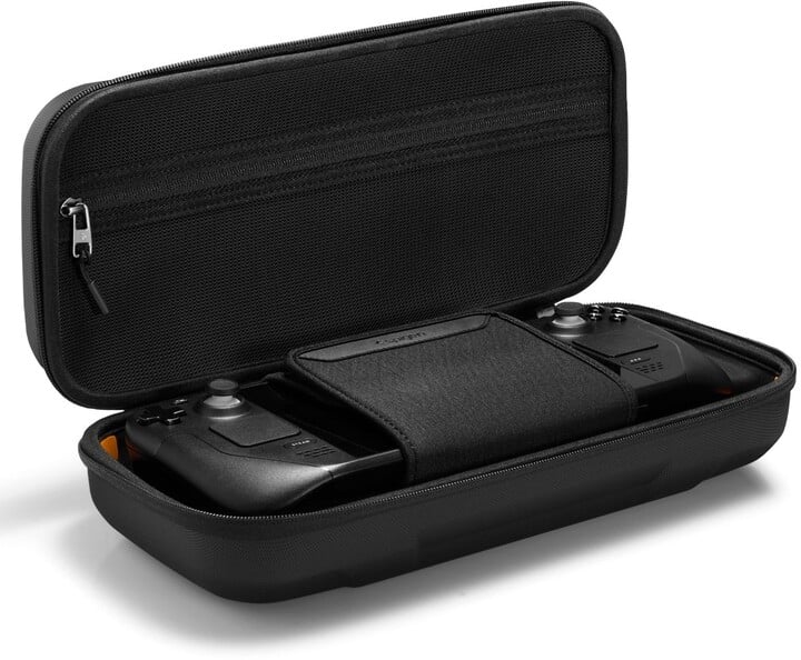 Këllëf Spigen Rugged Armor Pro Pouch për Steam Deck, i zi