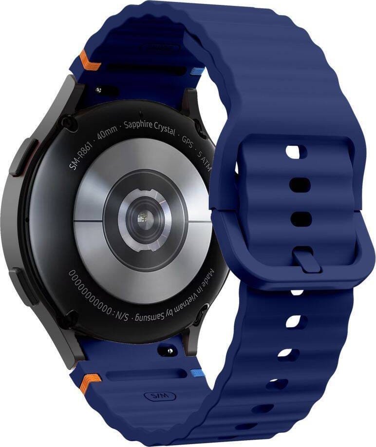 Rrip silikoni Tech-Protect Classic Pro për Samsung Galaxy Watch 4 5 6 7, sport, i zi