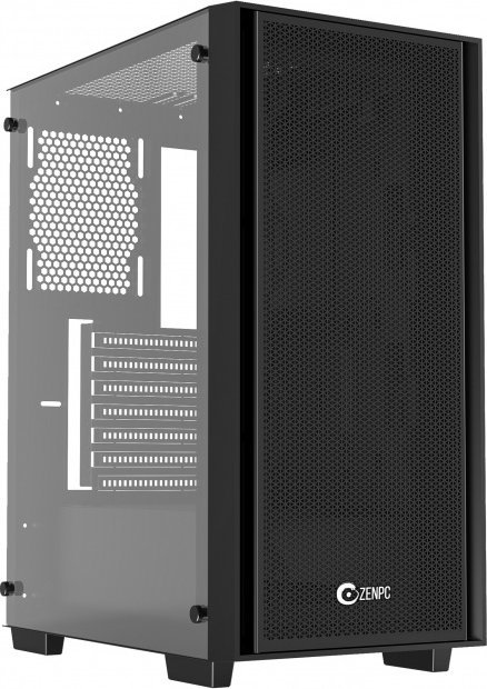 Kasë Zenpc Z1 Mesh Glass Core, Midi Tower