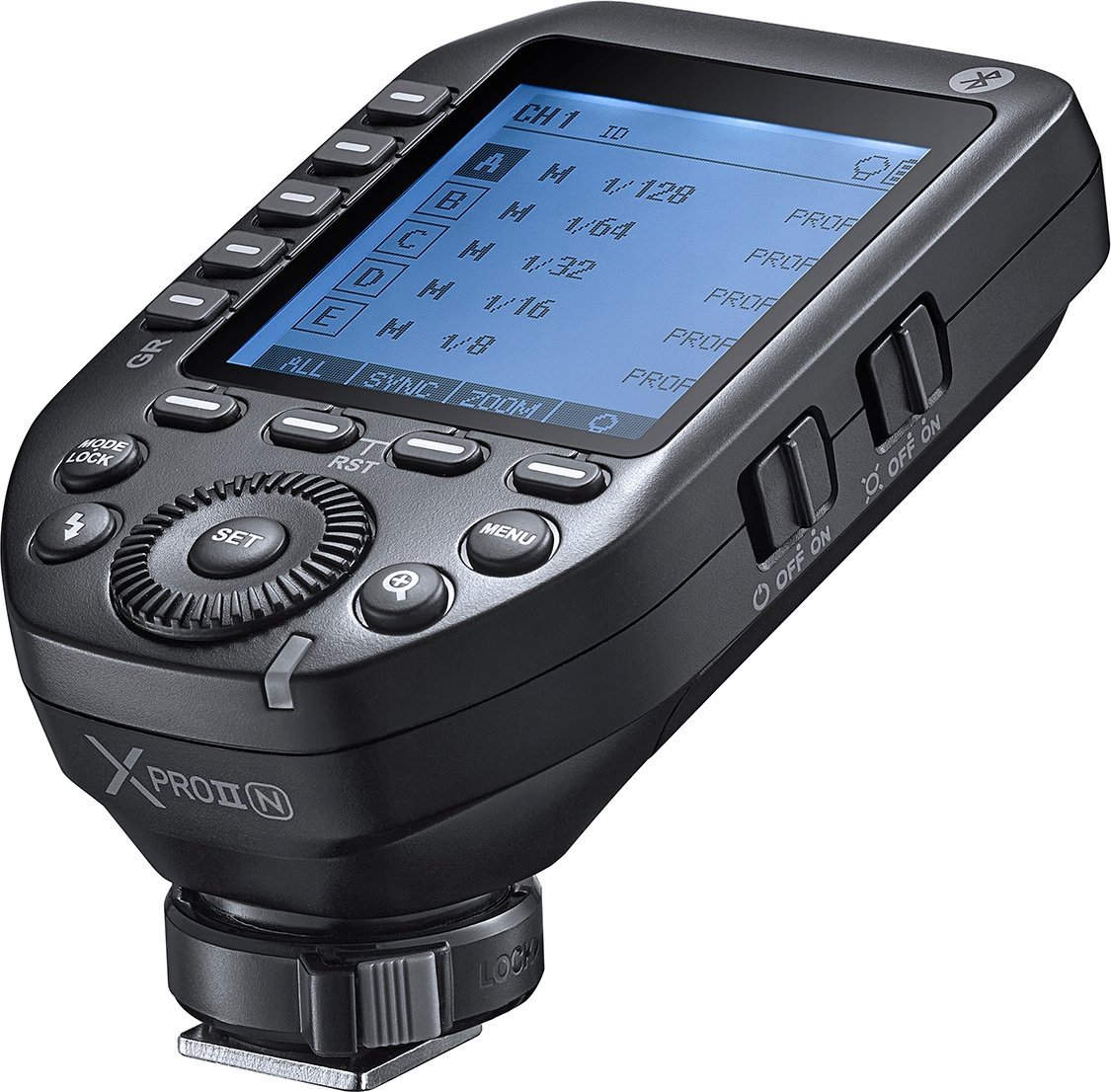 Trigger blici Godox X Pro II, wireless TTL HSS, Bluetooth, për Fujifilm