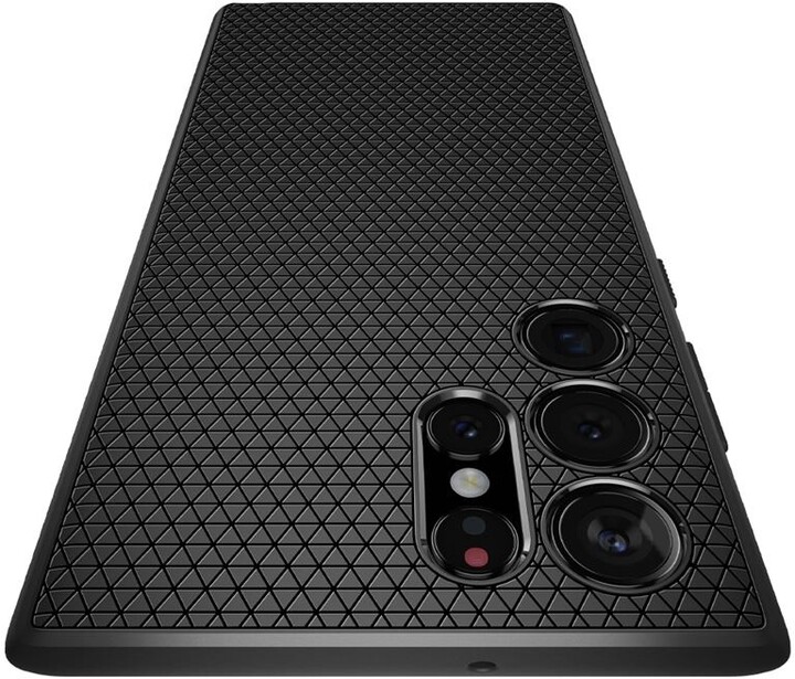 Mbrojtëse Spigen Liquid Air për Samsung Galaxy S22 Ultra, e zezë