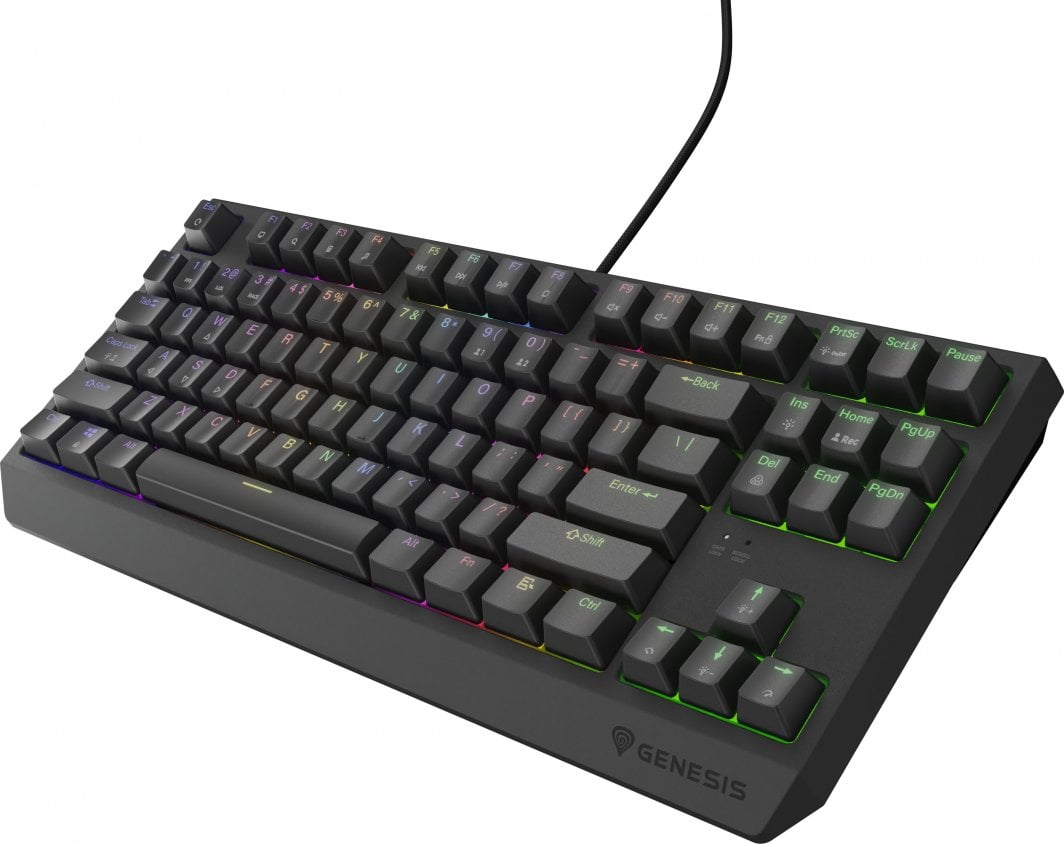 Tastierë Genesis Thor 230 TKL Outemu Brown, e zezë