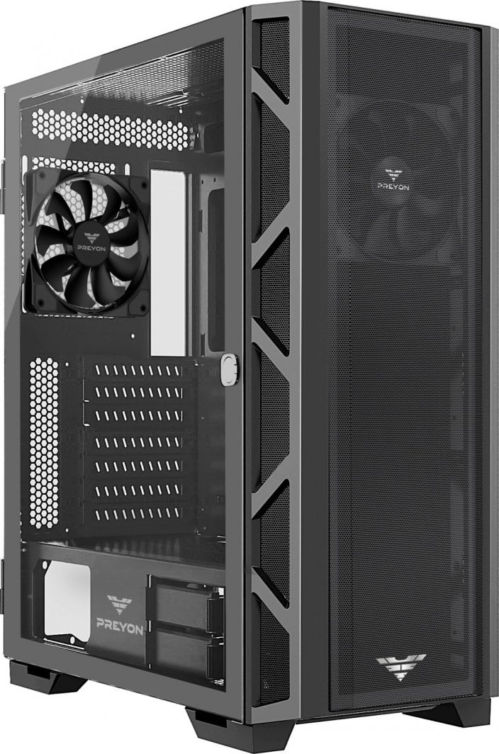 Kasë Preyon Nest Meshy (PRENM02B), e zezë