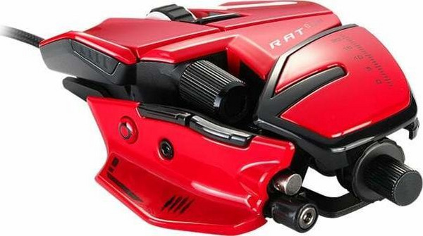 Гејминг глушец Mad Catz R.A.T. 8+ ADV, оптички, со кабел USB, црвен