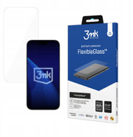 Folie mbrojtëse 3MK Hybrid Glass FlexibleGlass për Apple iPhone 17, xham hibrid fleksibël, transparente