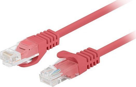 Kabllo rrjeti Lanberg Patchcord CAT6 UTP, 0.5m, set 10 copë, e kuqe