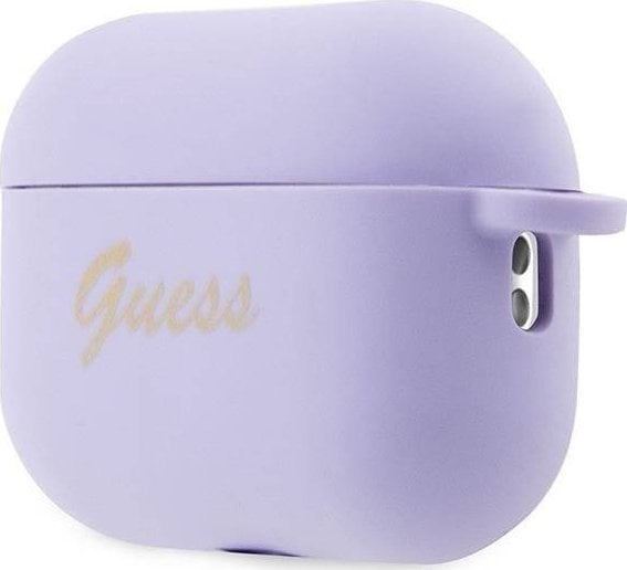 Mbulesë Guess Heart Charm GUAP2LSCHSU për Apple AirPods Pro 2, silikon, vjollcë