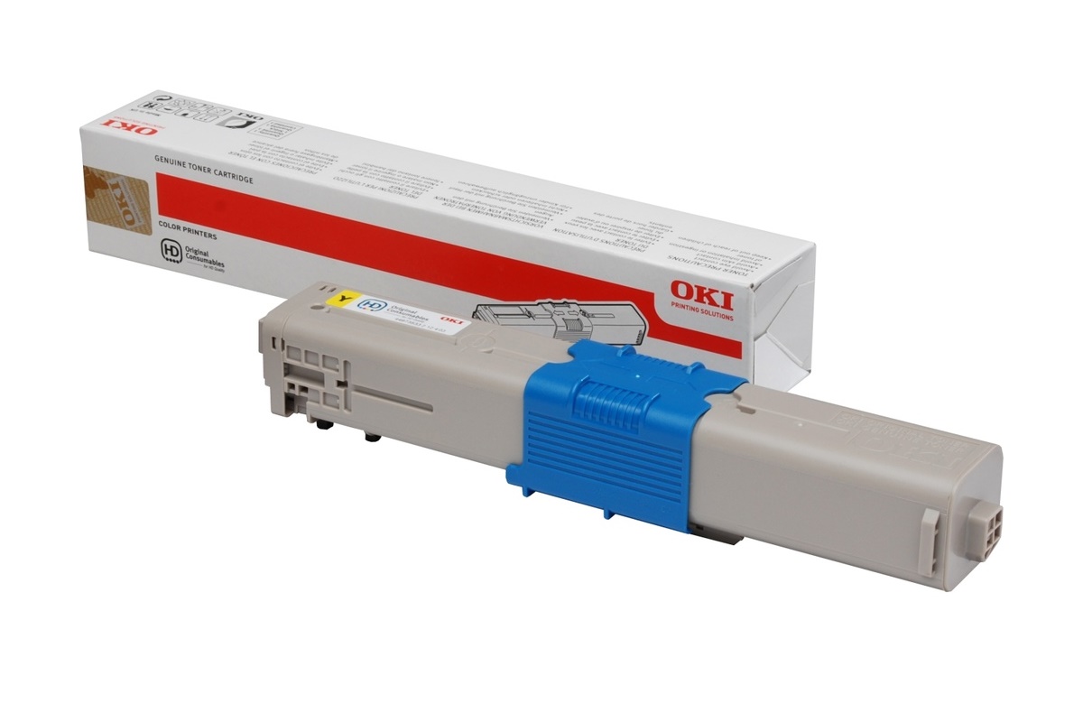 Toner OKI C301dn/C321dn, i verdhë