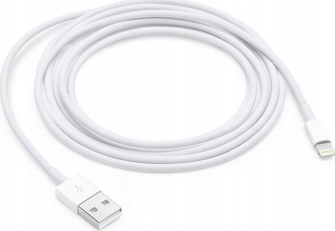 Kabllo USB Foxconn USB A në Lightning, 2 m, e bardhë