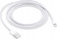 Kabllo USB Foxconn USB A në Lightning, 2 m, e bardhë