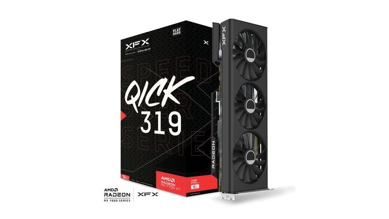 Kartelë grafike XFX Speedster QICK 319 Radeon RX 7700 XT Black Edition 12GB GDDR6