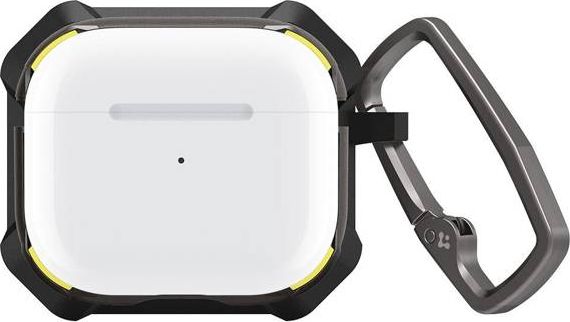 Futrollë mbrojtëse Spigen Tough Armor për Apple AirPods 3, me karabinë, e zezë