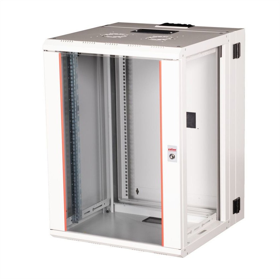 Kabinet muri ROLINE Wall Cabinet Pro 16U, 48.26 cm, çelik, gri