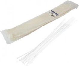 Сет сврзувачи за кабли LogiLink KAB0041, 50 cm, 100 парчиња, бели
