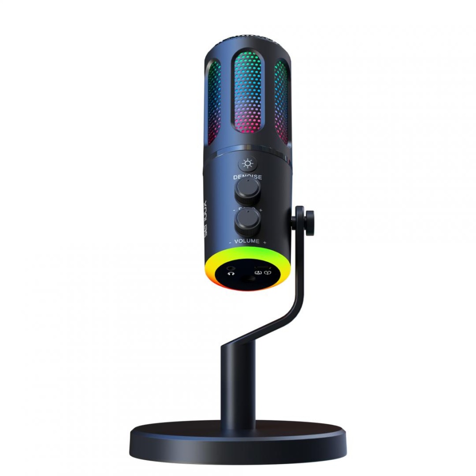 Mikrofon desktop Serioux SRXM-MIC-SU8, me kabllo, i zi