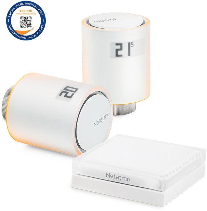 Kokë termostatike dhe stafetë, Netatmo Valves - 2x NVP-EN