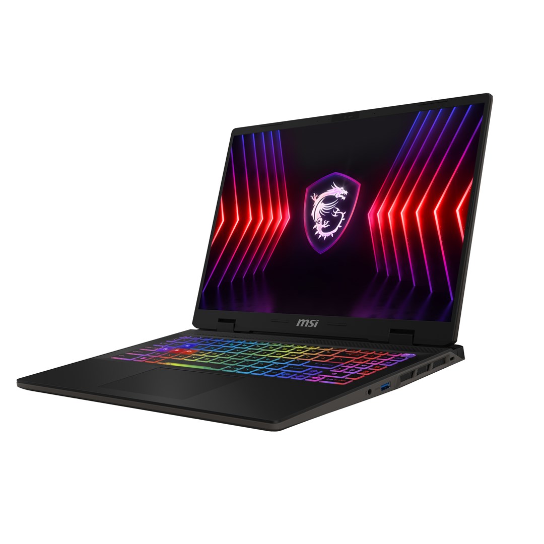 Laptop MSI Sword 16 HX B14VFKG, 16", Intel Core i7-14650HX, 16GB RAM, 1TB SSD, GeForce RTX 4060, i hirtë
