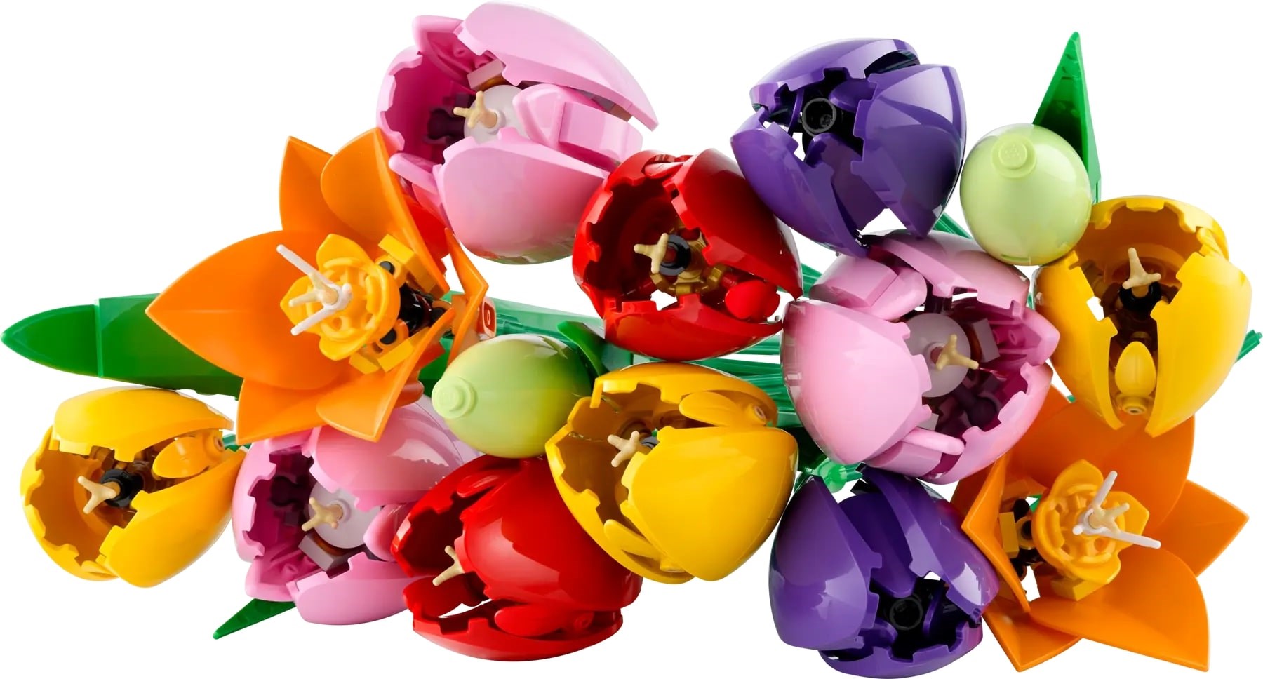 Set LEGO Tulip Bouquet 11501, buqetë dekorative, shumëngjyrëshe