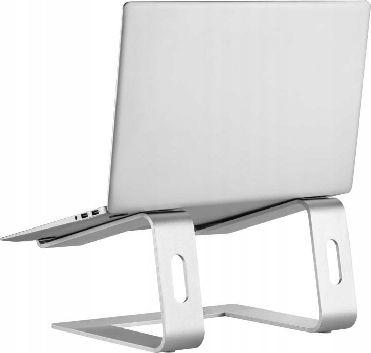 Stendë për laptop DELTACO Office, 11-17", alumini, argjend