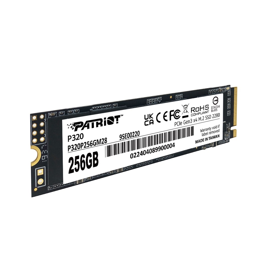 SSD i brendshëm Patriot P320, 256GB, M.2, e zezë