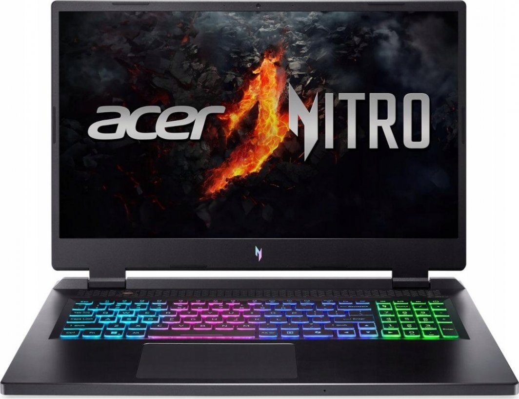 Лаптоп Acer Nitro 17, 17,3", AMD Ryzen 7 8845HS, 16GB RAM, 1TB SSD, NVIDIA GeForce RTX 4070