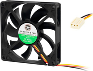 Ventilator ftohës PC XFan 80x80x15mm 8015D12, 12V DC, ball bearing, i zi