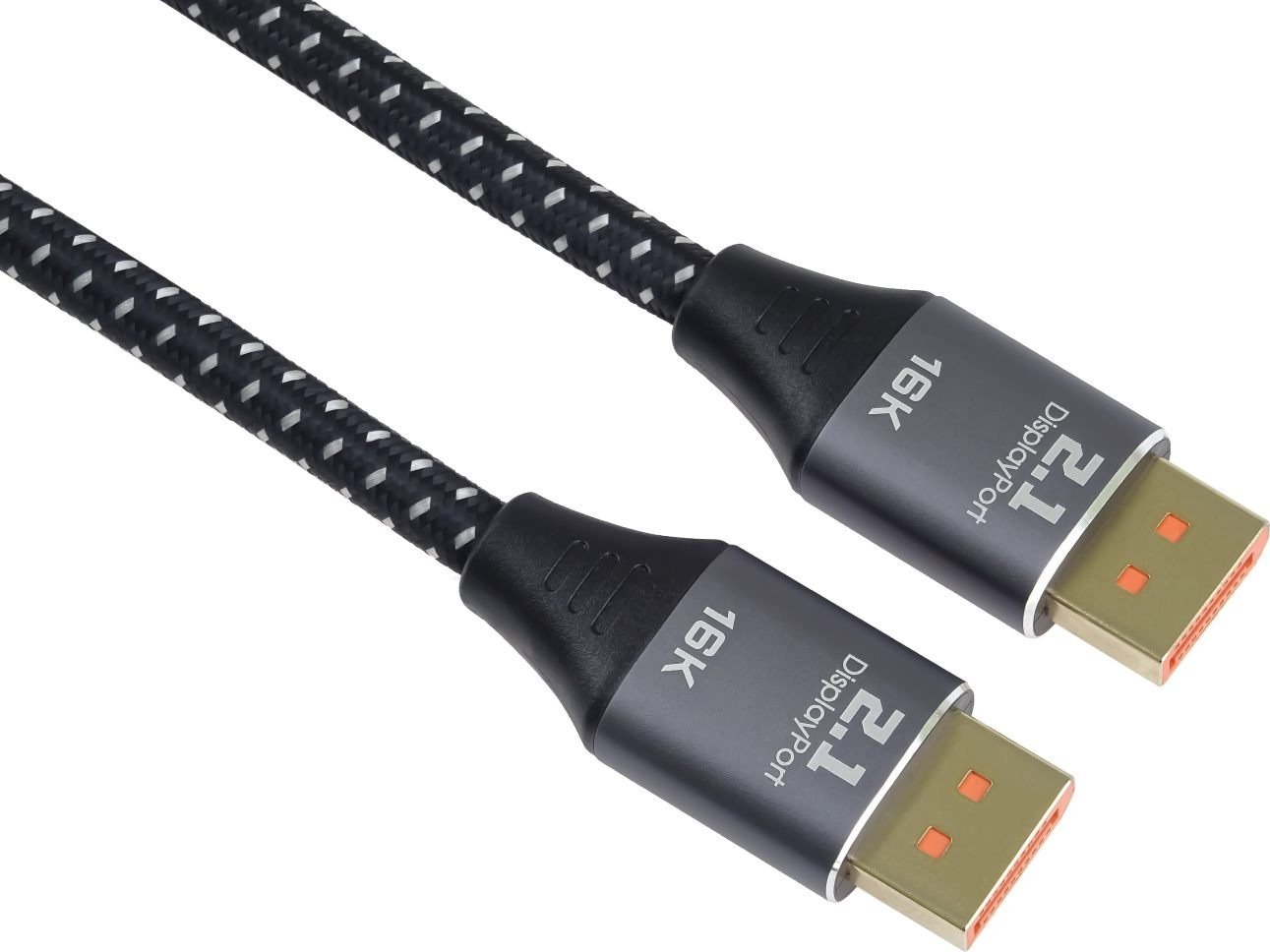 Kabllo DisplayPort PREMIUMCORD kport11-02, DisplayPort 2.1, deri 16K 60Hz 8K 120Hz, e zezë