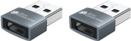 Adapter USB Good Connections USB 2.0, USB A në USB C, set 2 copë, i zi