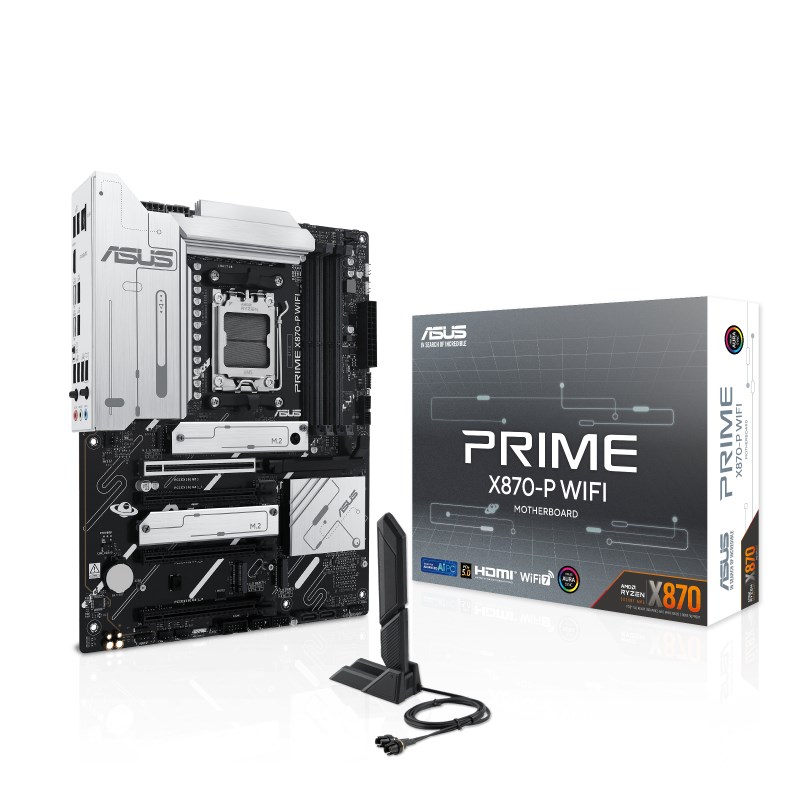 Pllakë amë ASUS Prime X870-P WIFI, AMD X870, Socket AM5 ATX