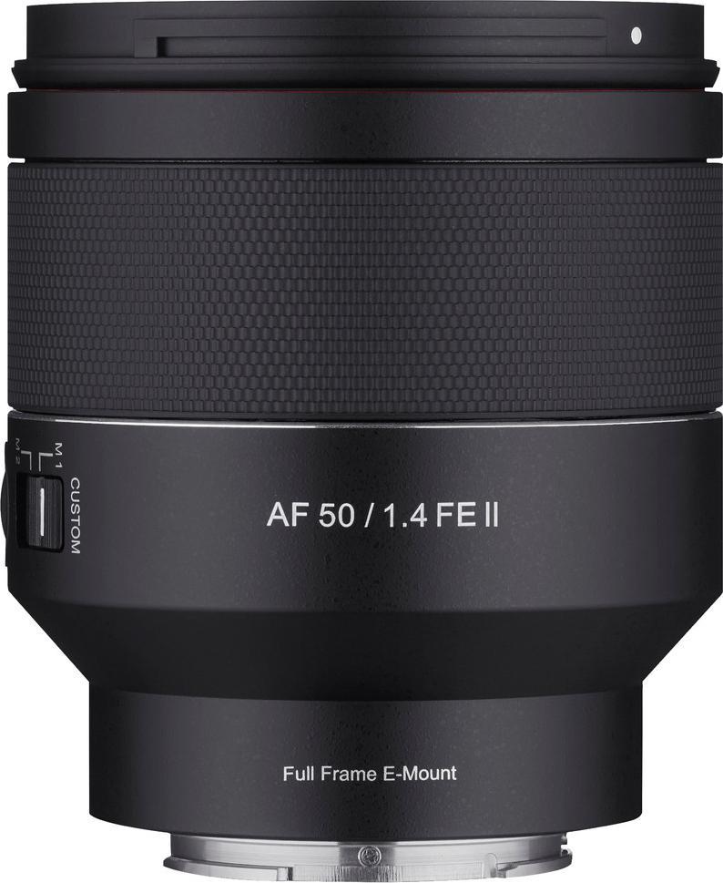 Objektiv Samyang AF 50mm F1.4 II Sony FE, full frame, autofokus i shpejtë, i zi