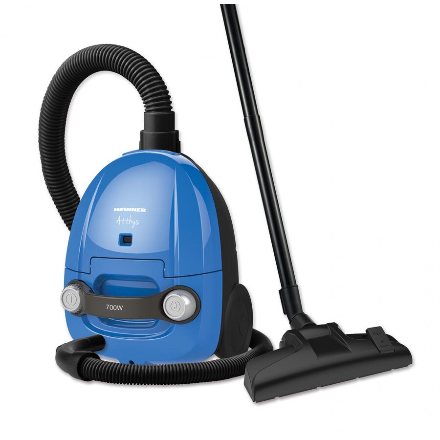 Fshesë me korrent me qese Heinner HVC-M700BL, 700W, 1.5L, blu