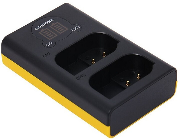 [OUTLET] Karikues PATONA Quick Dual për Panasonic DMW-BLK22, USB, i zi